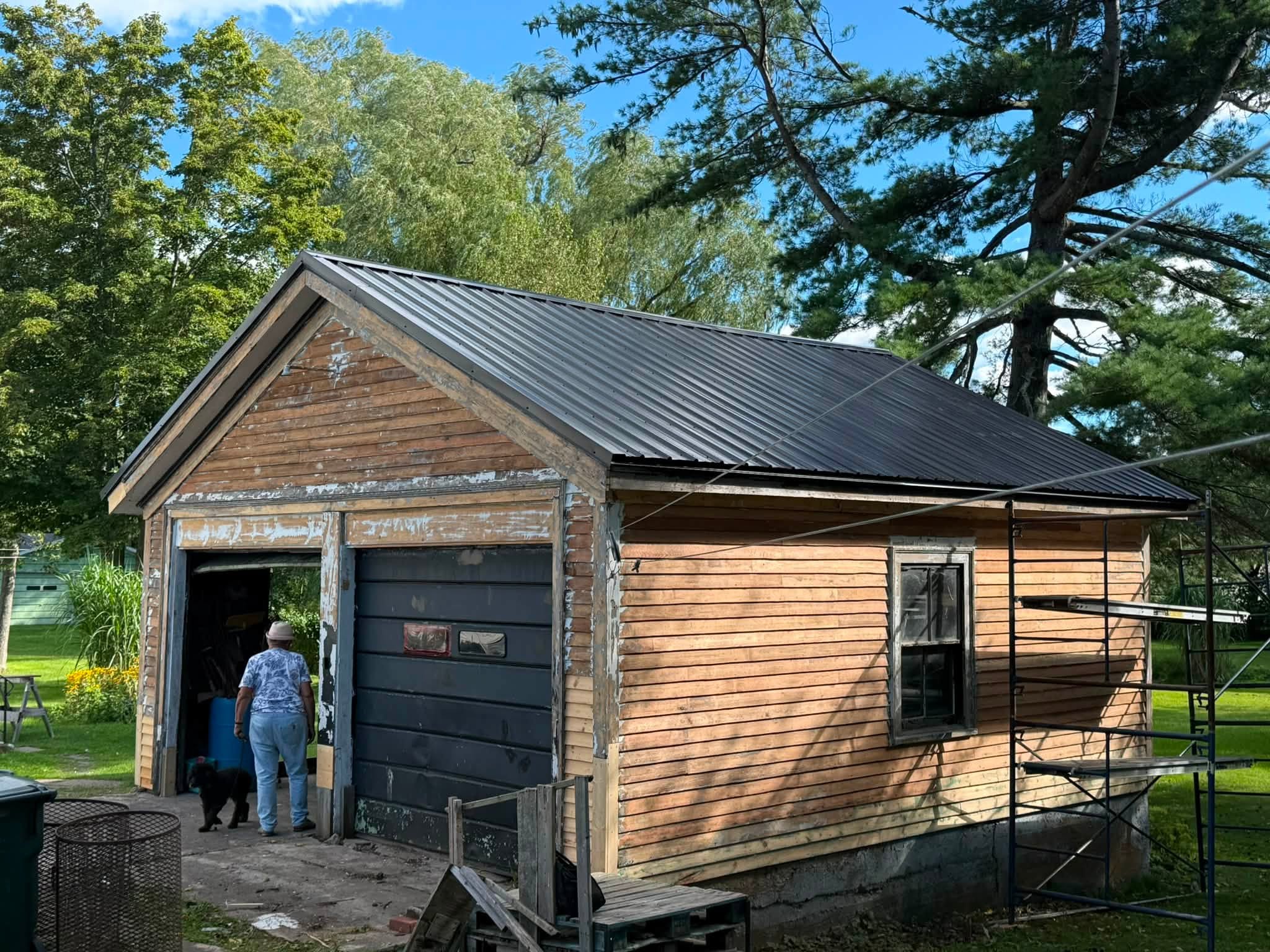 Metal roof installation completed by CAL Contracting